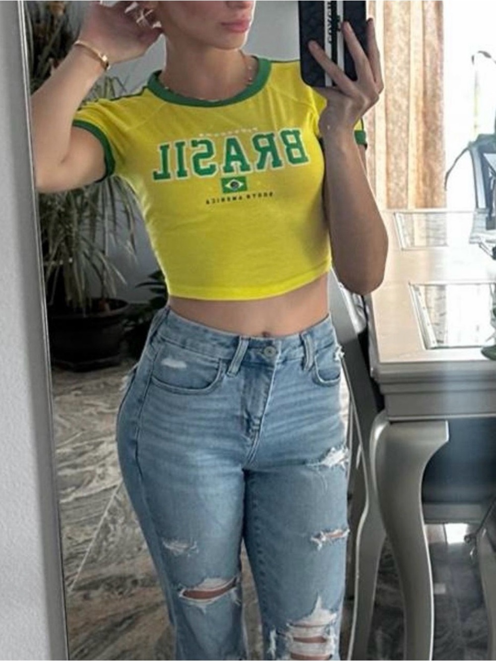 Brasil crop top
